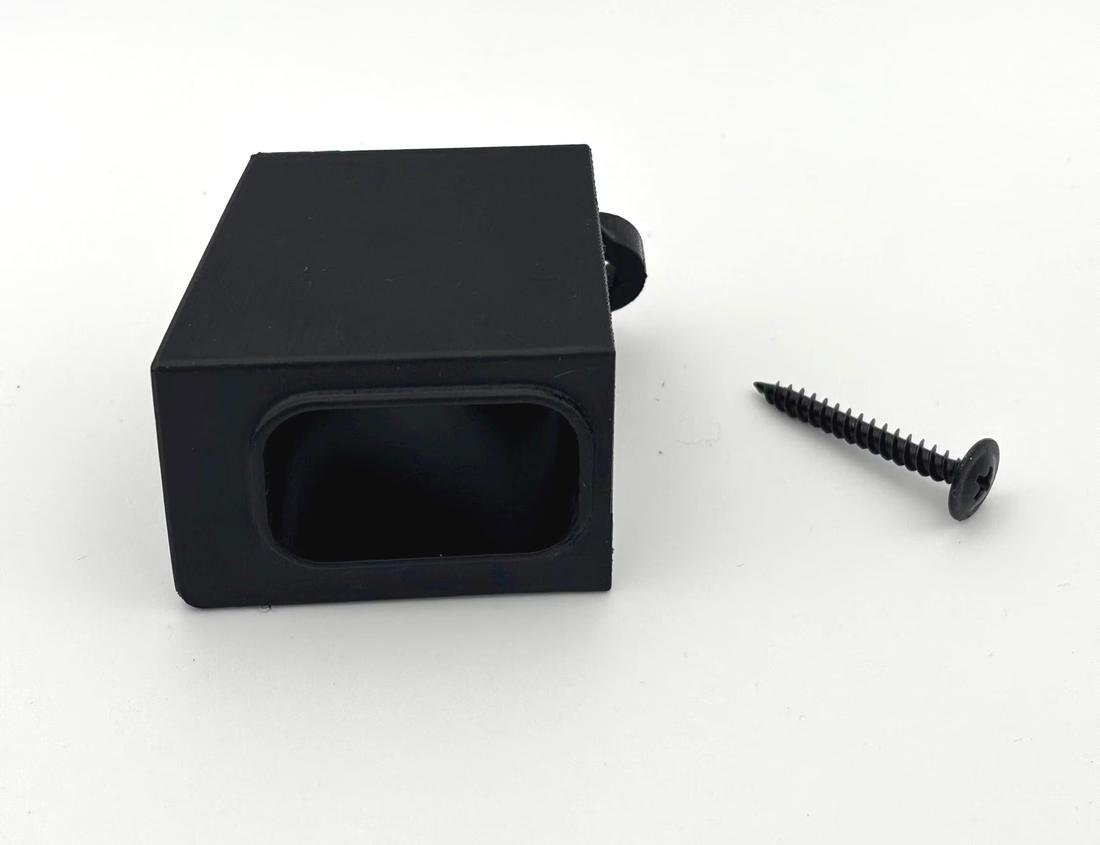 Radar hardwire mount with the included screw