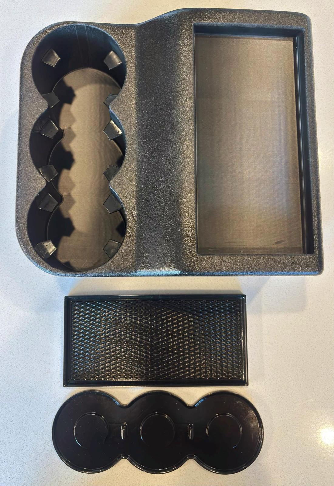 C5 cupholder with the rubber pads removed