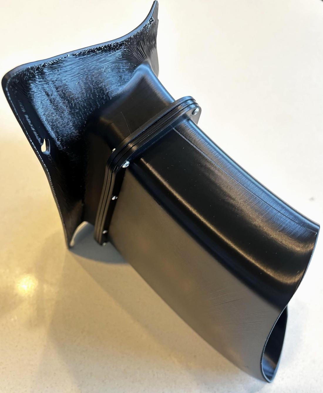 ABS duct, rear of the scoop