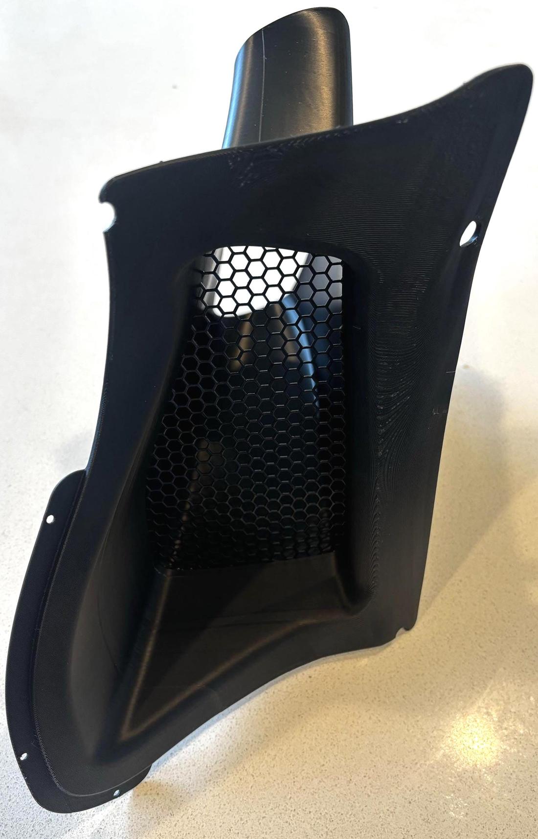 ABS duct with mesh