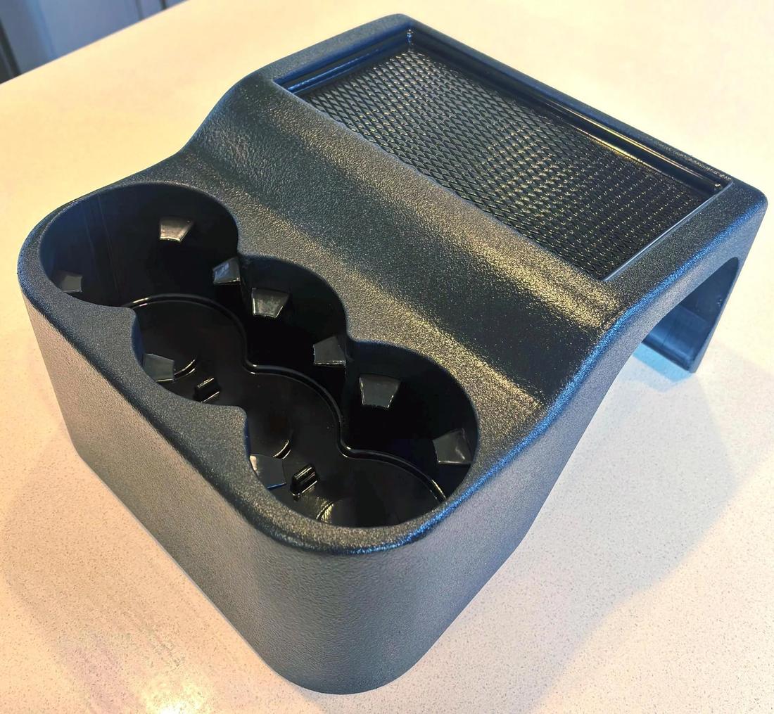 Finished C6 cupholder